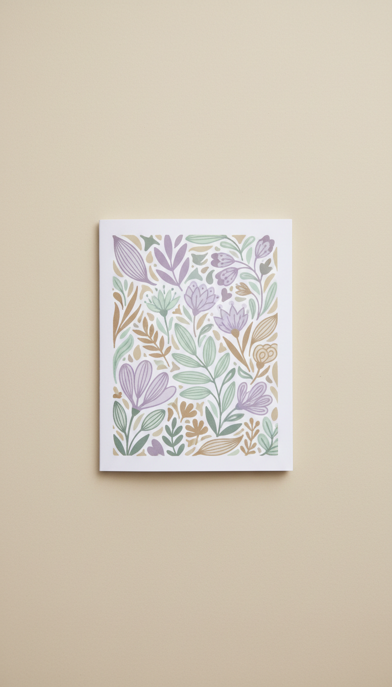 Nature Illustration Booklet With Artist Touch
