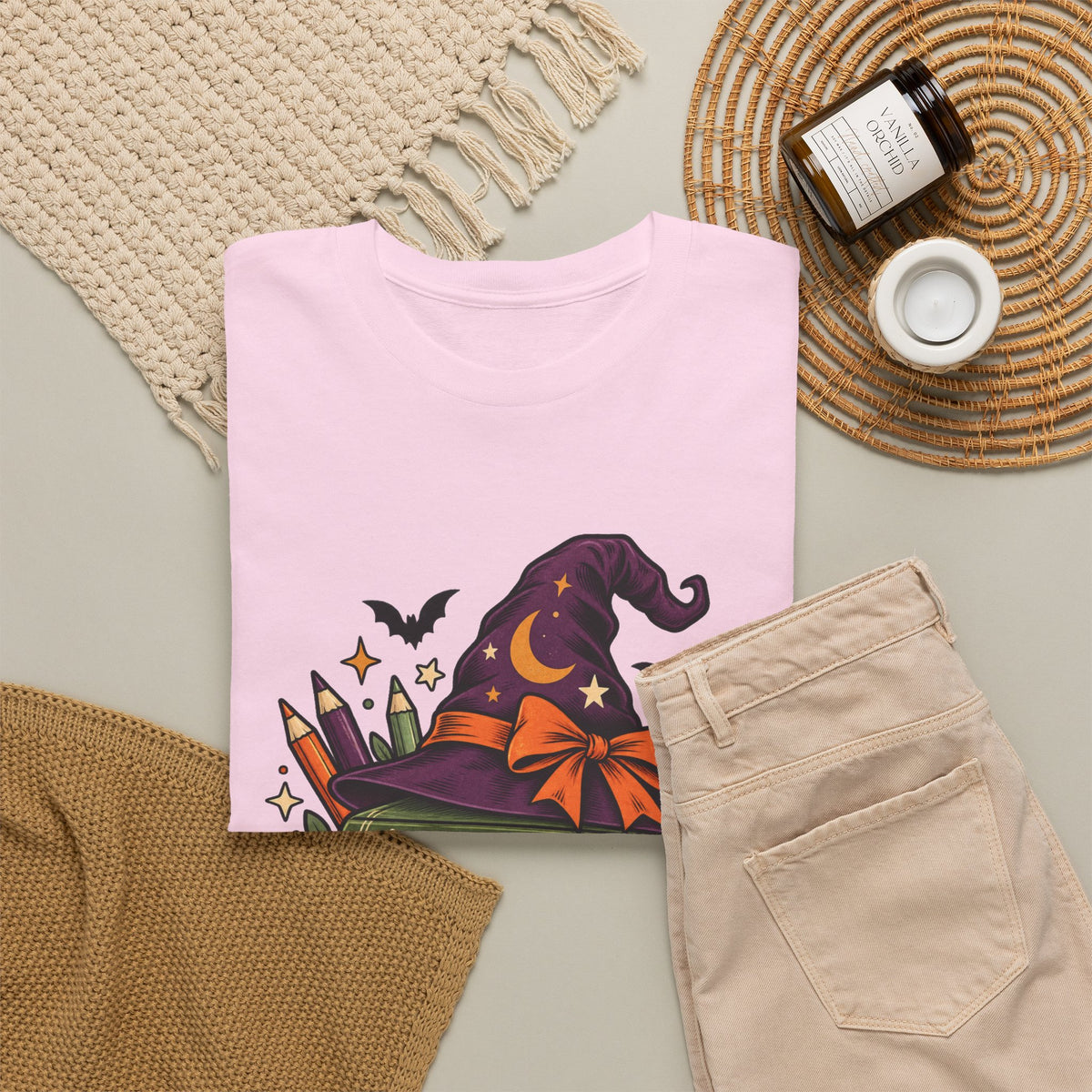 Witch Please I'm Coloring T-Shirt — Halloween Witch Hat & Coloring Books Tee