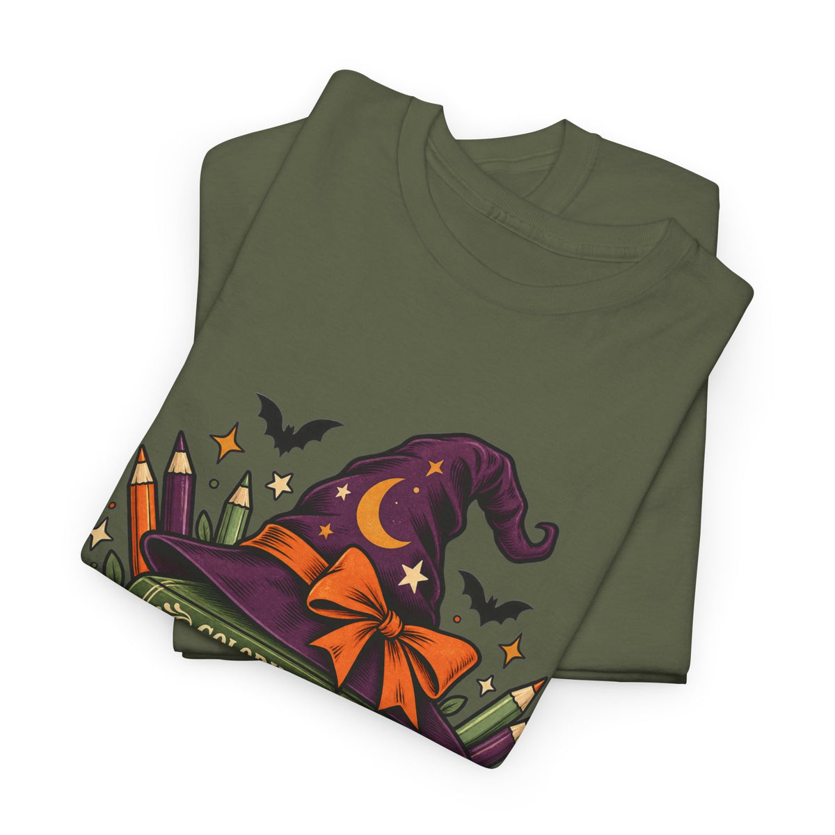 Witch Please I'm Coloring T-Shirt — Halloween Witch Hat & Coloring Books Tee