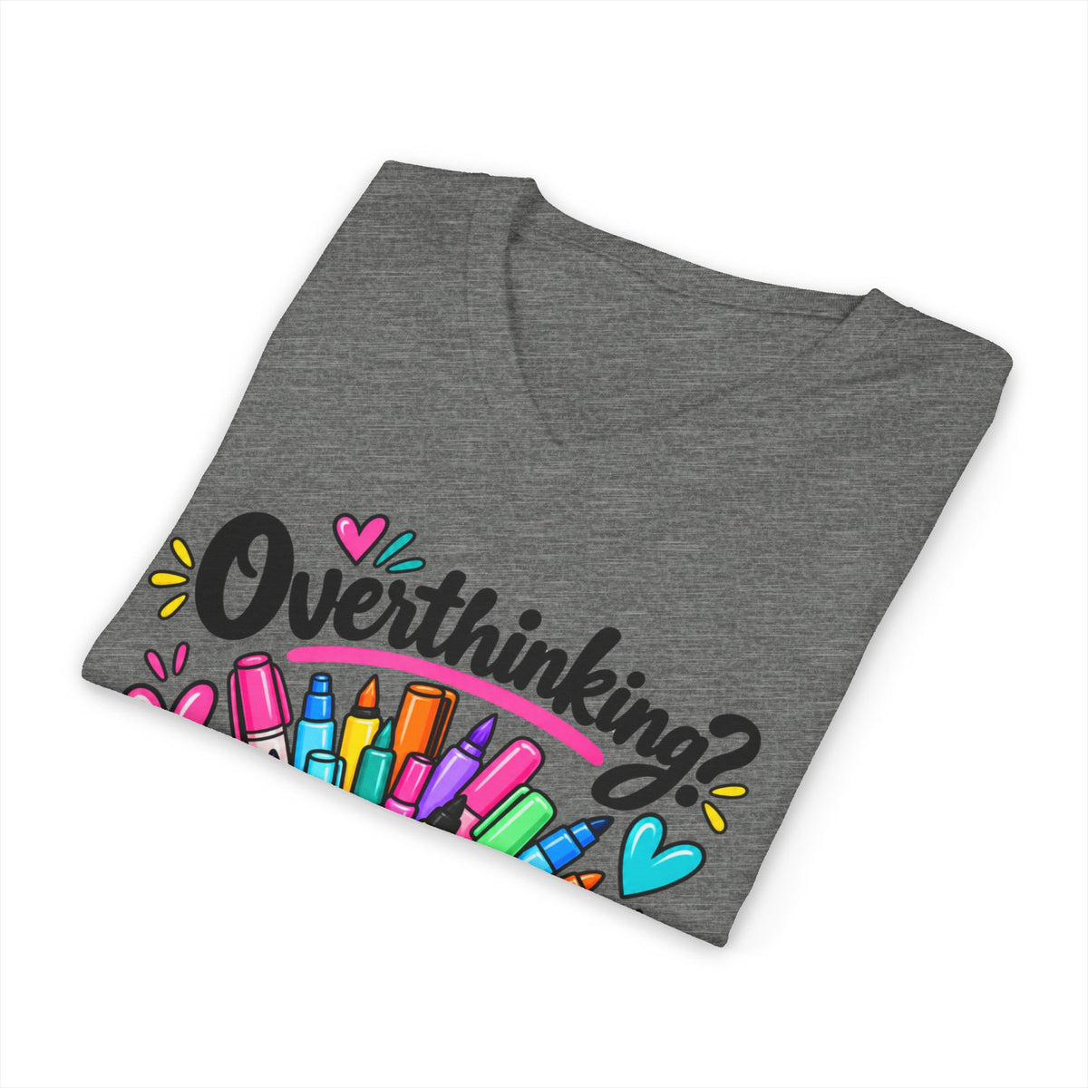 Overthinking? Grab a Marker V-Neck Tee
