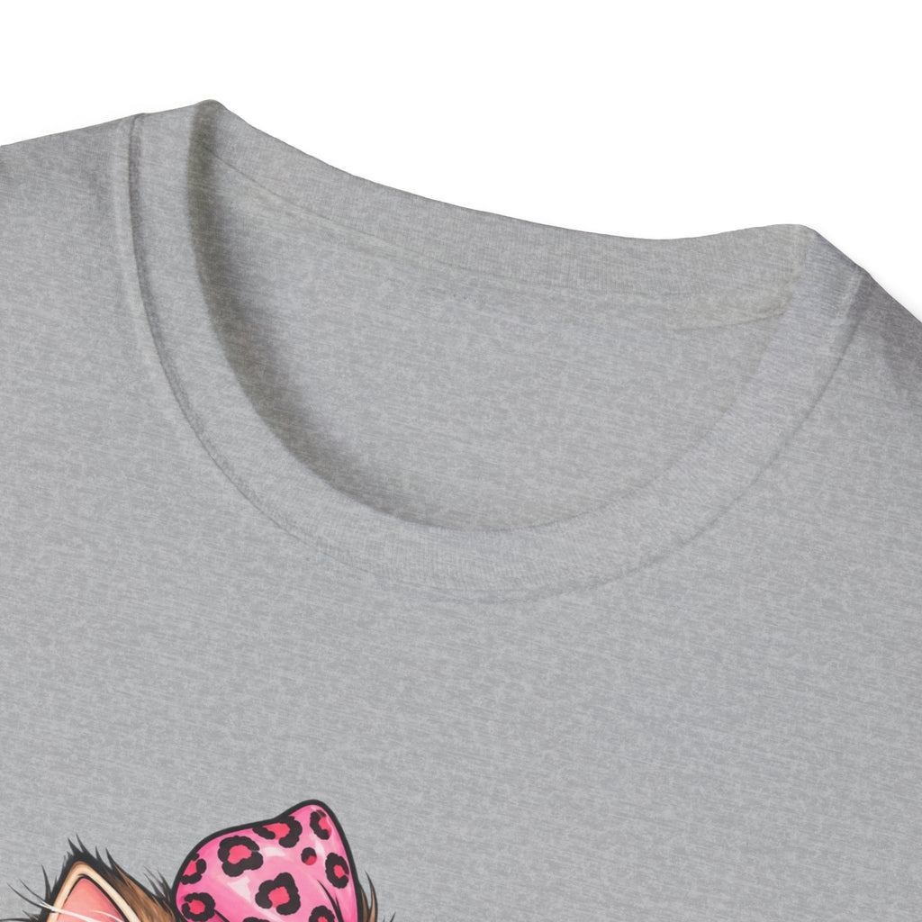Cute Cat Coloring T-Shirt — Kitty with Crayons Graphic Tee