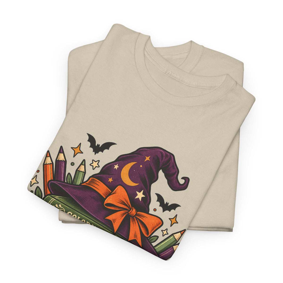 Witch Please I'm Coloring T-Shirt — Halloween Witch Hat & Coloring Books Tee