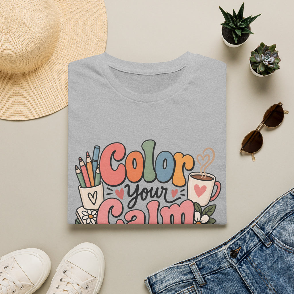 Color Your Calm T-Shirt — Relaxing Coloring Therapy Tee