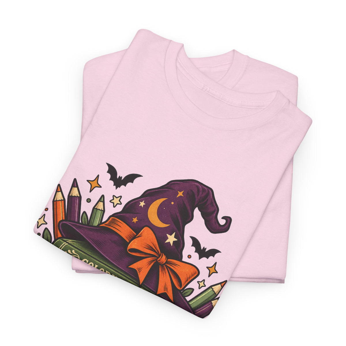 Witch Please I'm Coloring T-Shirt — Halloween Witch Hat & Coloring Books Tee