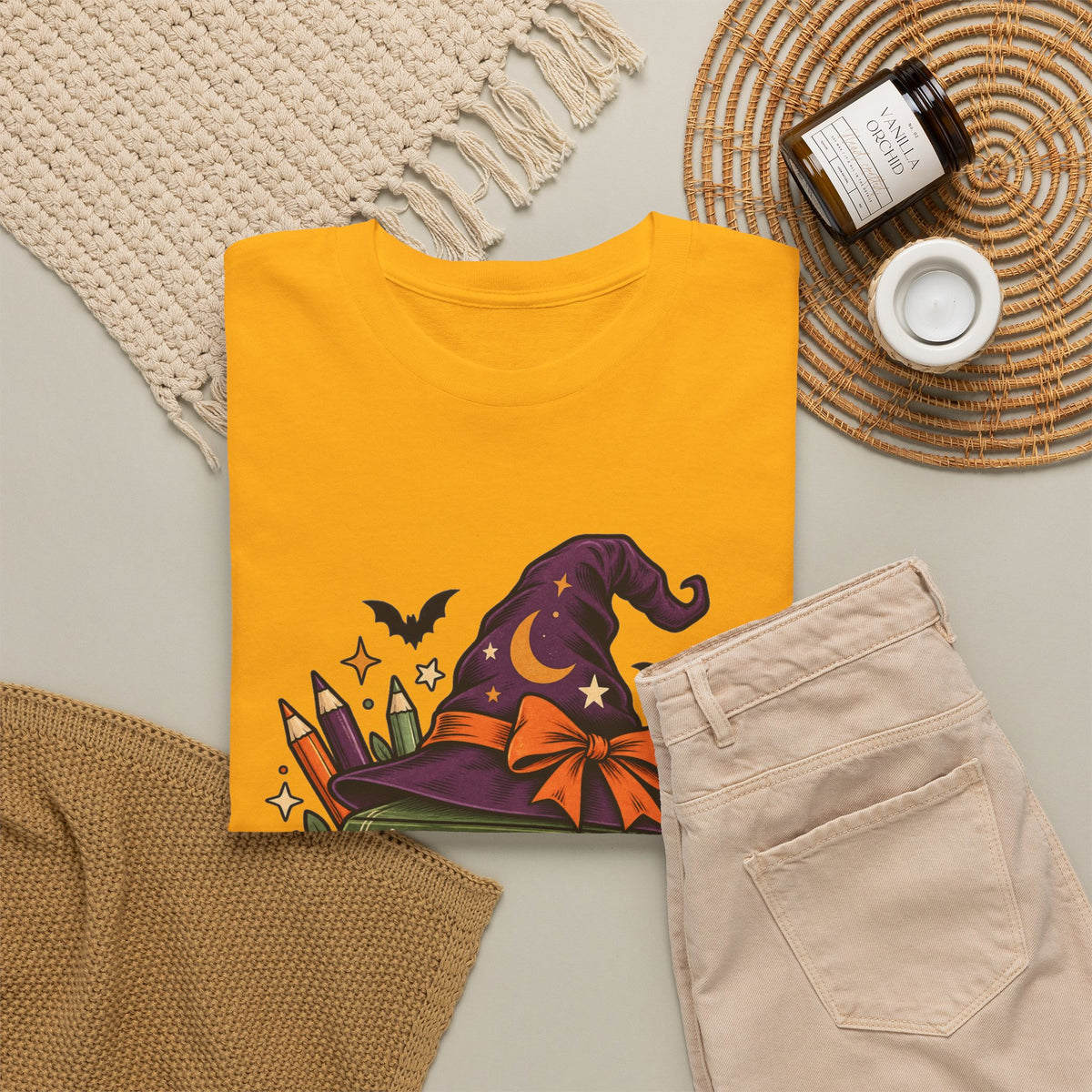 Witch Please I'm Coloring T-Shirt — Halloween Witch Hat & Coloring Books Tee