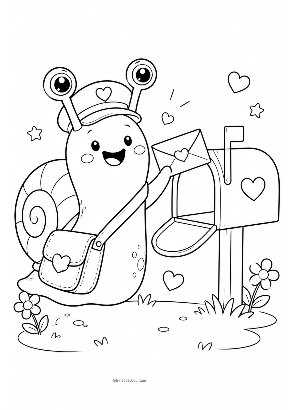 Kids Cozy Coloring Happy Mail | Screen-Free Coloring and Activity Pack