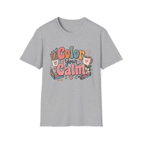 Color Your Calm T-Shirt — Relaxing Coloring Therapy Tee
