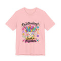T-Shirt — "Overthinking? Grab a Marker" Colorful Art Cup Tee for Artists & Creatives