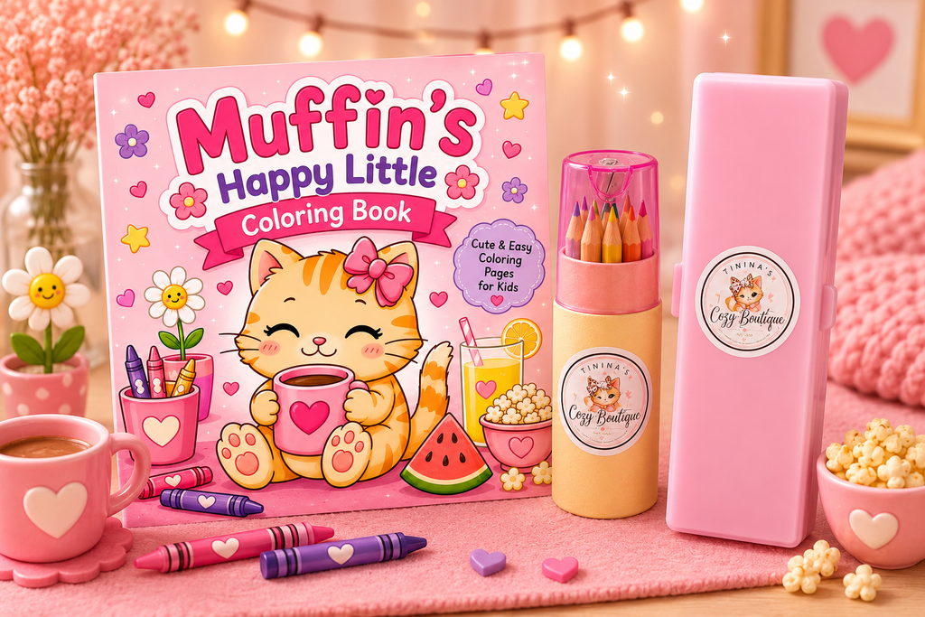 Muffin Happy Little Coloring Book