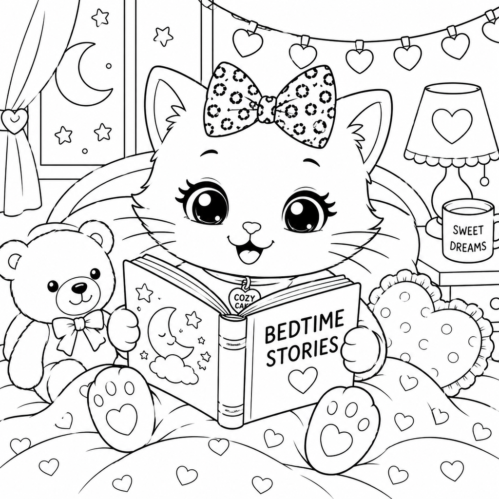Muffin Happy Little Coloring Book