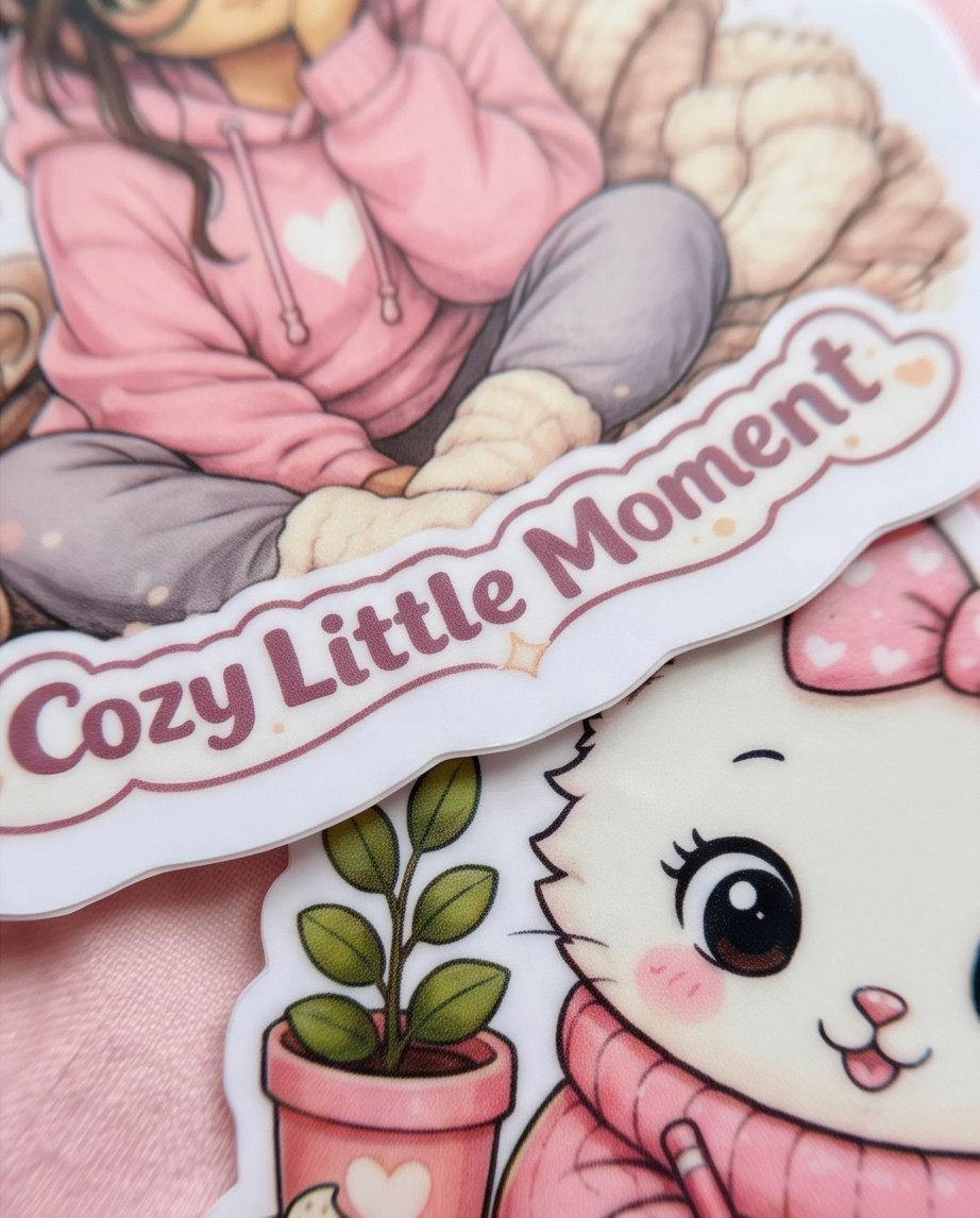 The Cozy Coloring Sticker Bundle